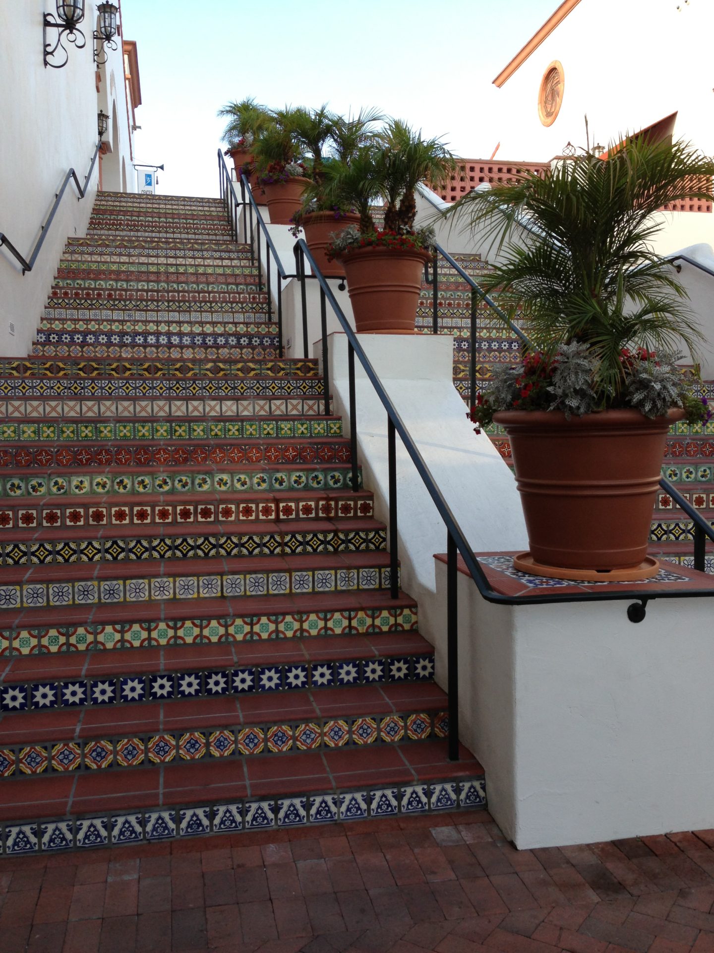 Tiled Spanish Steps Santa Barbara