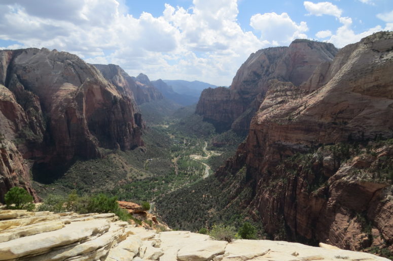 View of the canyon from Angels' Landing