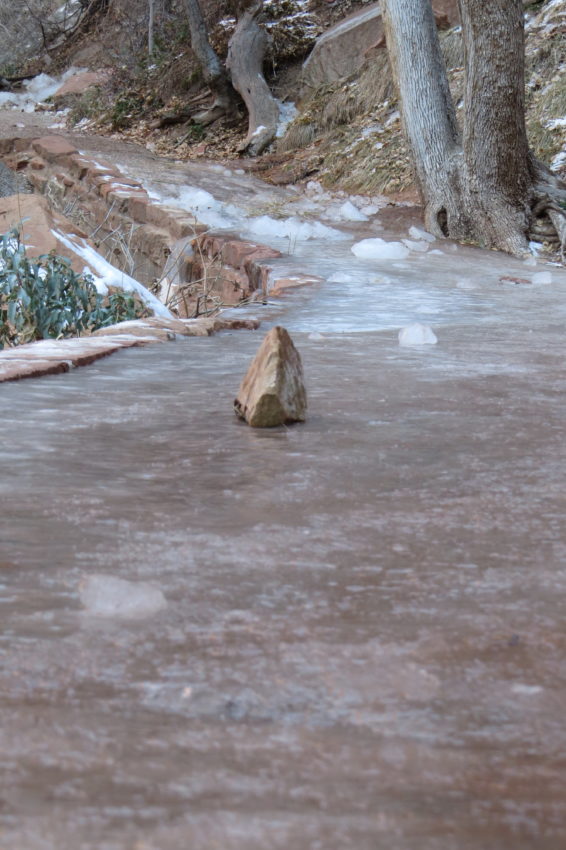 icy trail