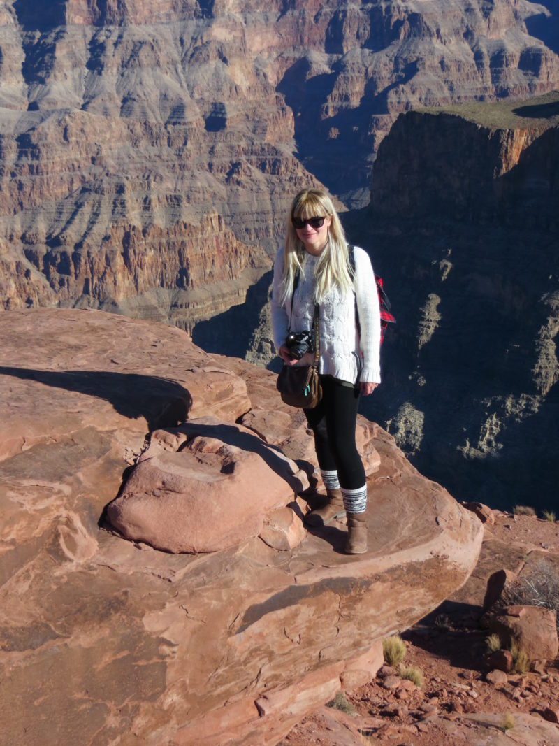 at west rim of the Grand Canyon