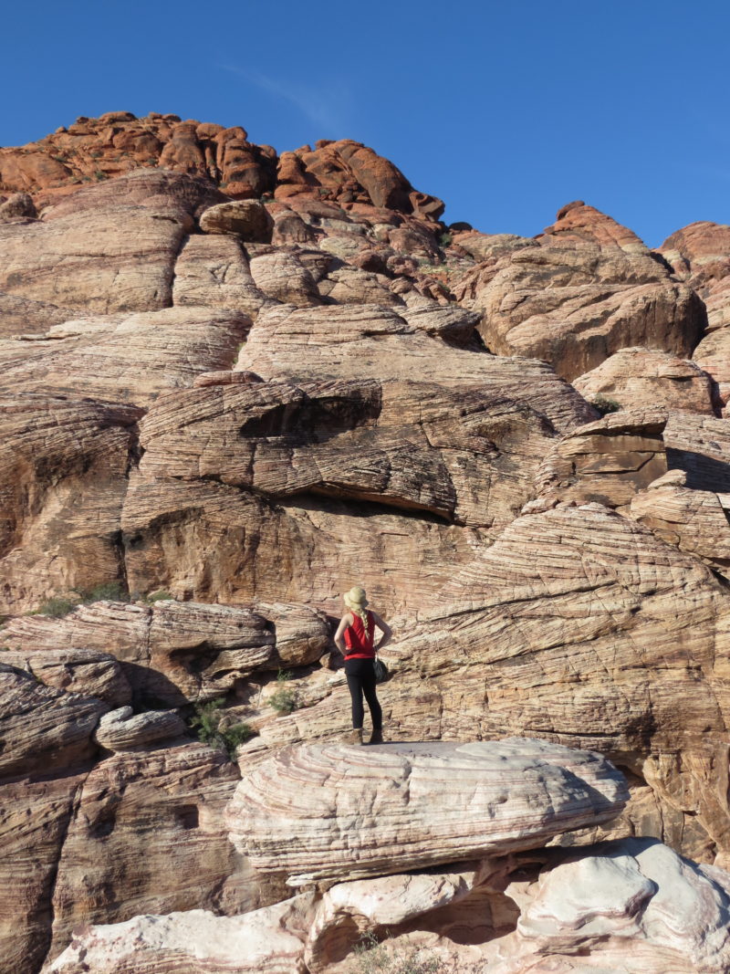 red rock canyon hiking