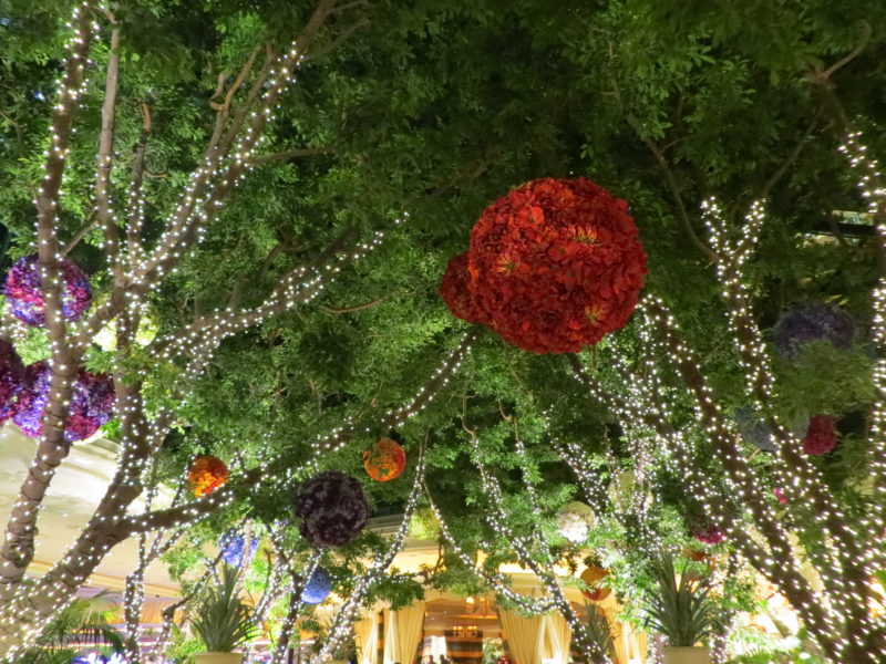 Decorations at the Wynn hotel, Las Vegas