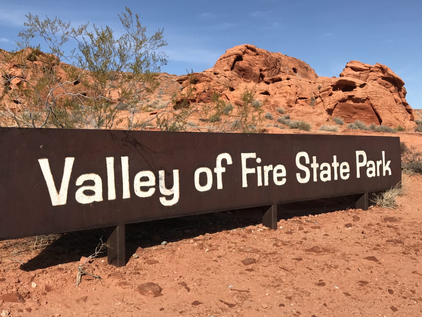 Valley of Fire Sign