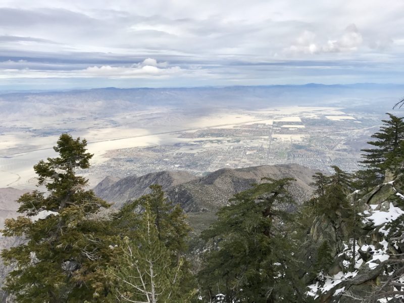 Palm Springs from above