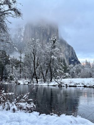 El Capitan in winter